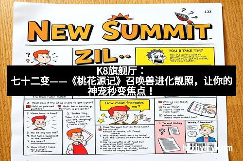 K8旗舰厅:七十二变——《桃花源记》召唤兽进化靓照,让你的神宠秒变焦点!